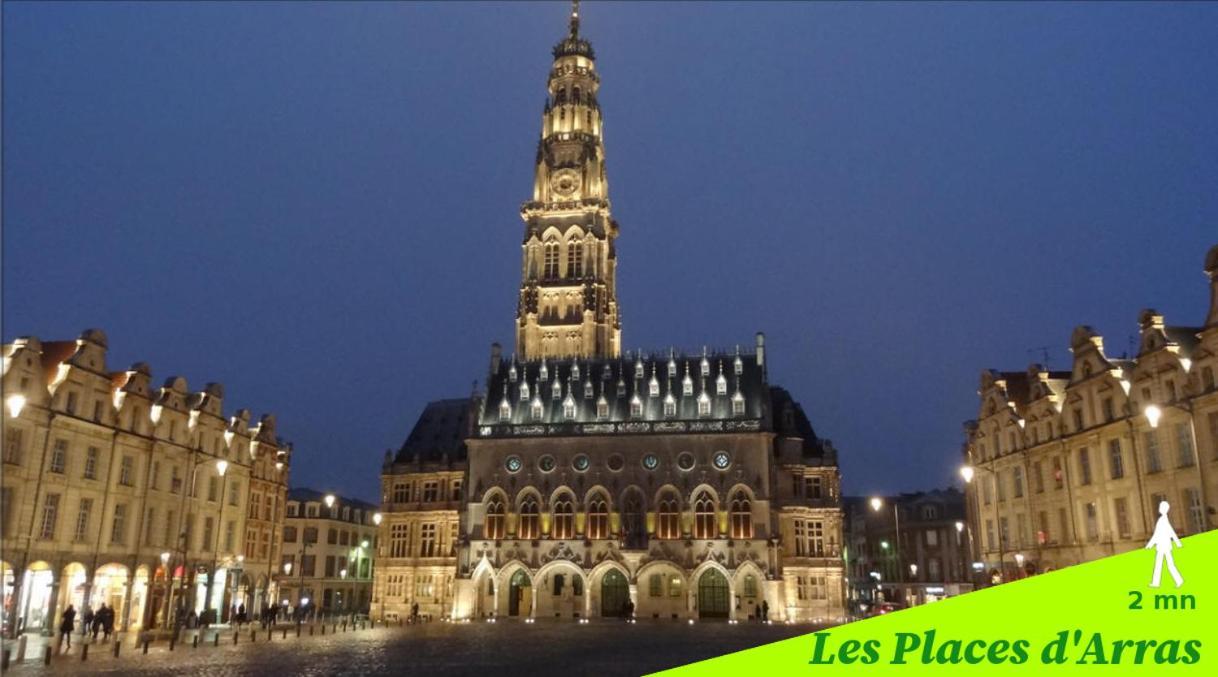 2 chambres séparées + parking privé centre ville Arras Exterior foto